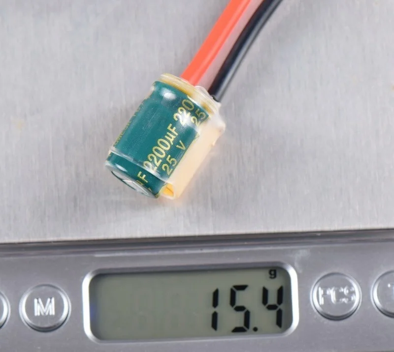 RC FPV XT60-CAP фильтр питания 2-6S w 2200 мкФ/25V конденсатор Amass XT60 штекер 14AWG * 100 мм