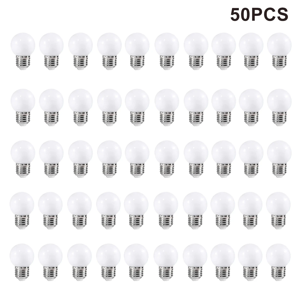 

Светодиодная лампочка, пластиковый молочный шар G45, теплый белый свет, E27, 220 В, строка, лампочка 3 Вт, садовая фотолампа, шариковые лампы, Свадебный декор