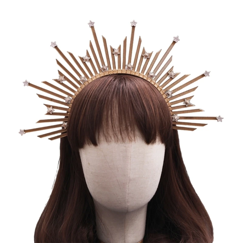 Повязка на голову SunGoddess повязка для Хэллоуина свадебная душа головной убор с
