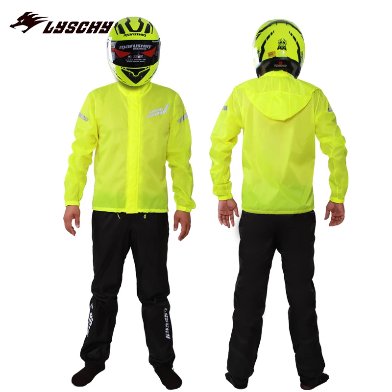 Мотоциклетный дождевик LYSCHY костюм для езды на мотоцикле непромокаемый с