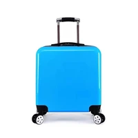 customized logo solid color trolley case student simple and durable trunk