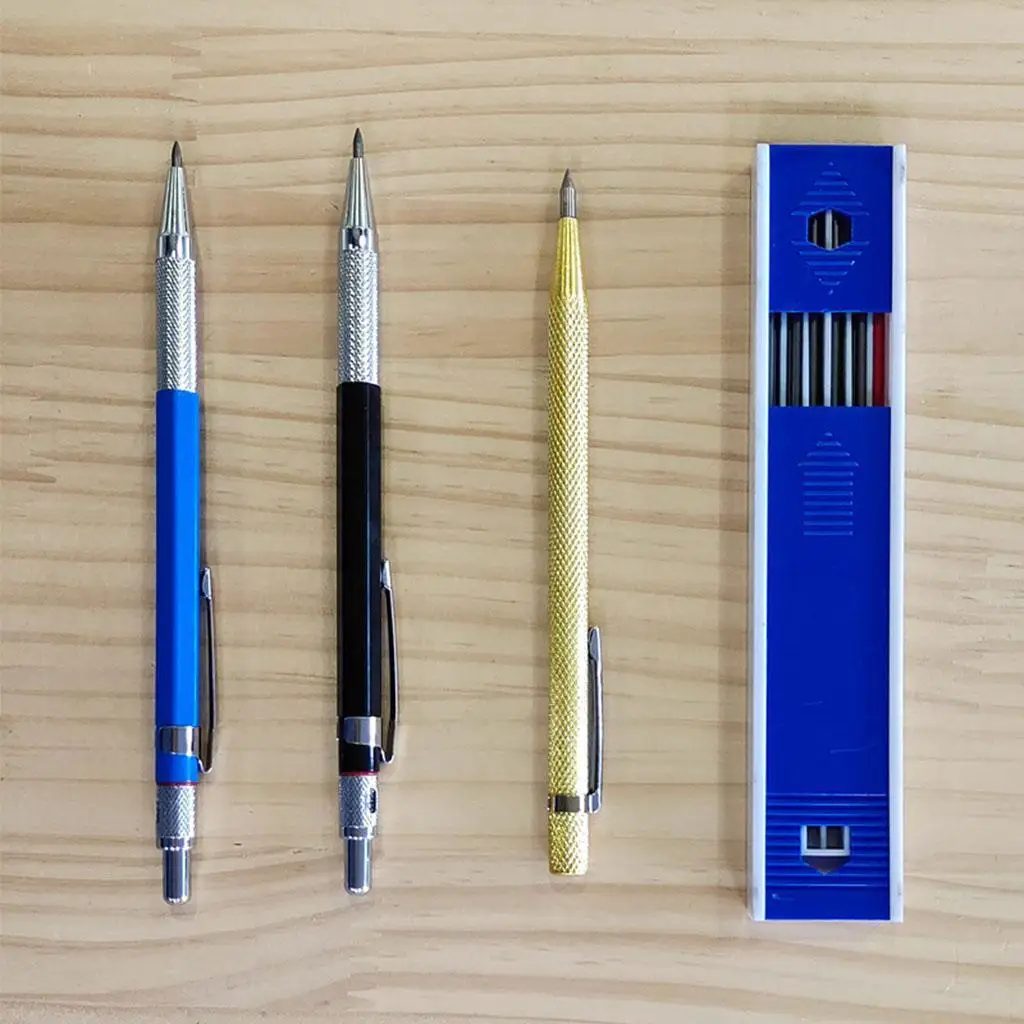 

Carpenter Pencil Set Deep Hole Mechanical Pencil for Woodworking Wood Glass