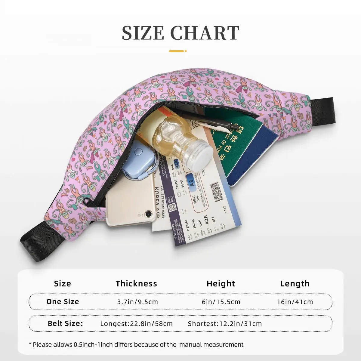 Забавная сумка для женщин и мужчин преппи слинг через плечо с рисунком обезьяны