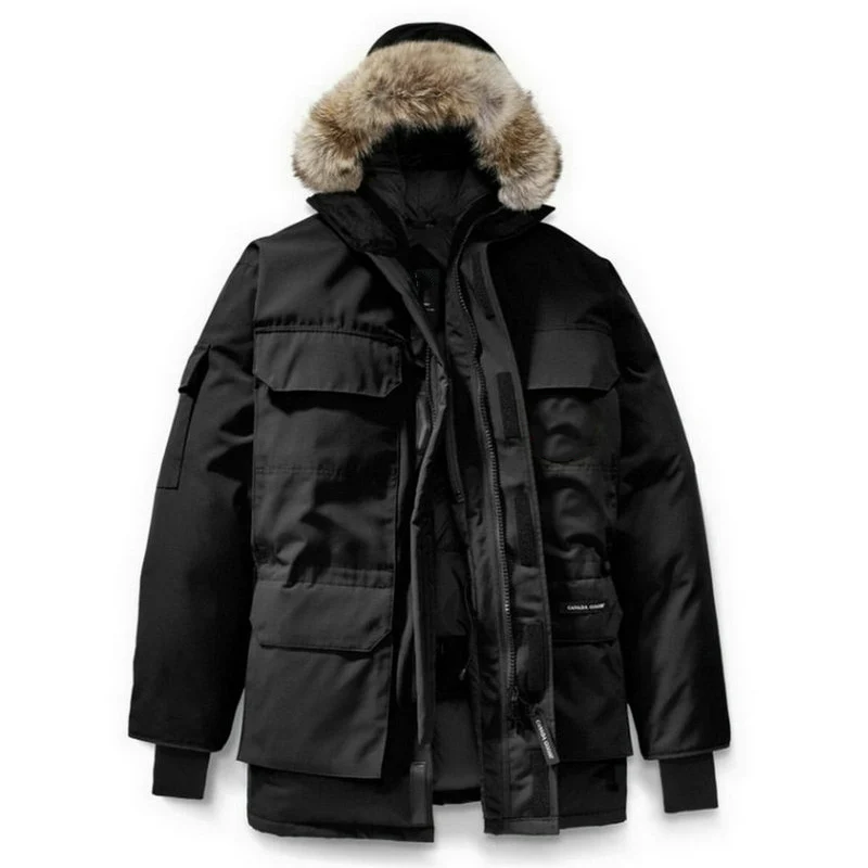 Canada Style Down Jacket Parka Man Woman Winter Warm Hooded Puffer Fashion Luxury Brand Unisex Coats With White Goose Feather
