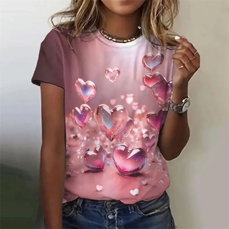 Женские футболки Nike Love Heart Pattern