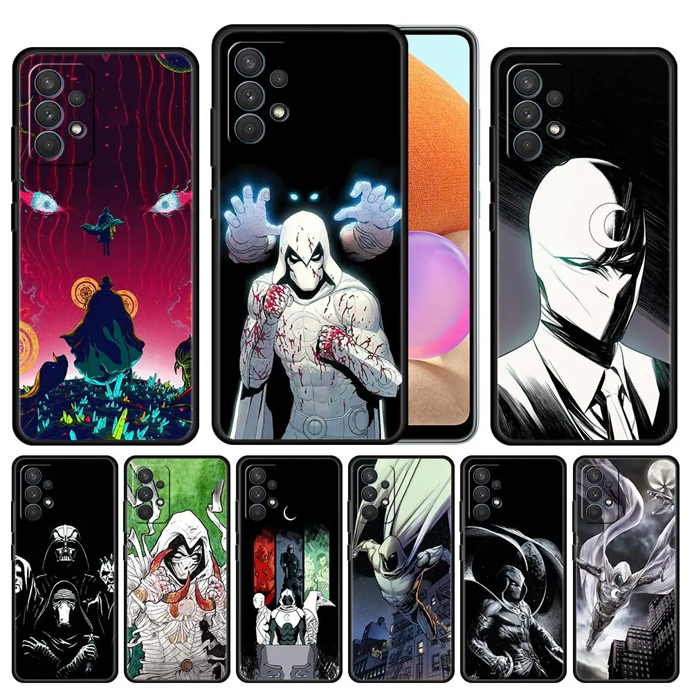 

Cover Case for Samsung Galaxy A31 A41 A51 A71 A91 A22 A32 A33 4G 5G Soft Phone Thin Armor Funda Full Japan Marvel Moon Knight