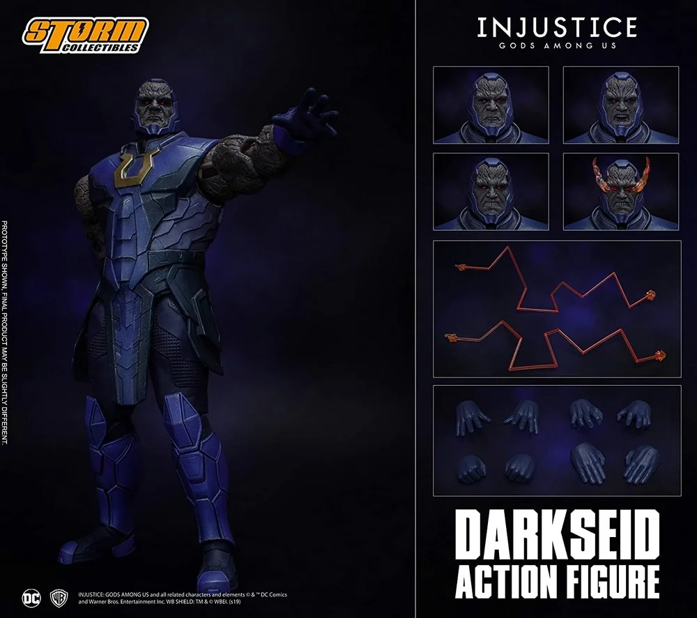 

Storm Collectibles 1/12 Darkseid Injustice: Gods Among Us, Multicolor Action Figures Model Collection Toys Kids Holiday Gifts