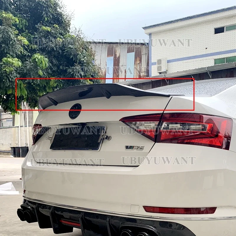 Автомобильные аксессуары для Skoda Superb 2015-2019 CARBON FIEBR задний багажник крыло спойлер