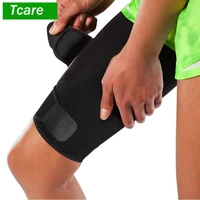 tcare adjustable thigh brace support quadriceps support and thigh wraps unisex breathable non slip hamstring compression sleeve