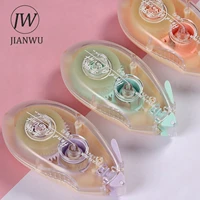 jianwu 3 pcsset hand account double sided correction tape 6m8mm transparent roller adhesive tapes kawaii stationery supplies