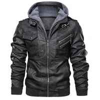 2022 new mens leather jackets autumn casual motorcycle pu jacket biker leather coats clothing eu size