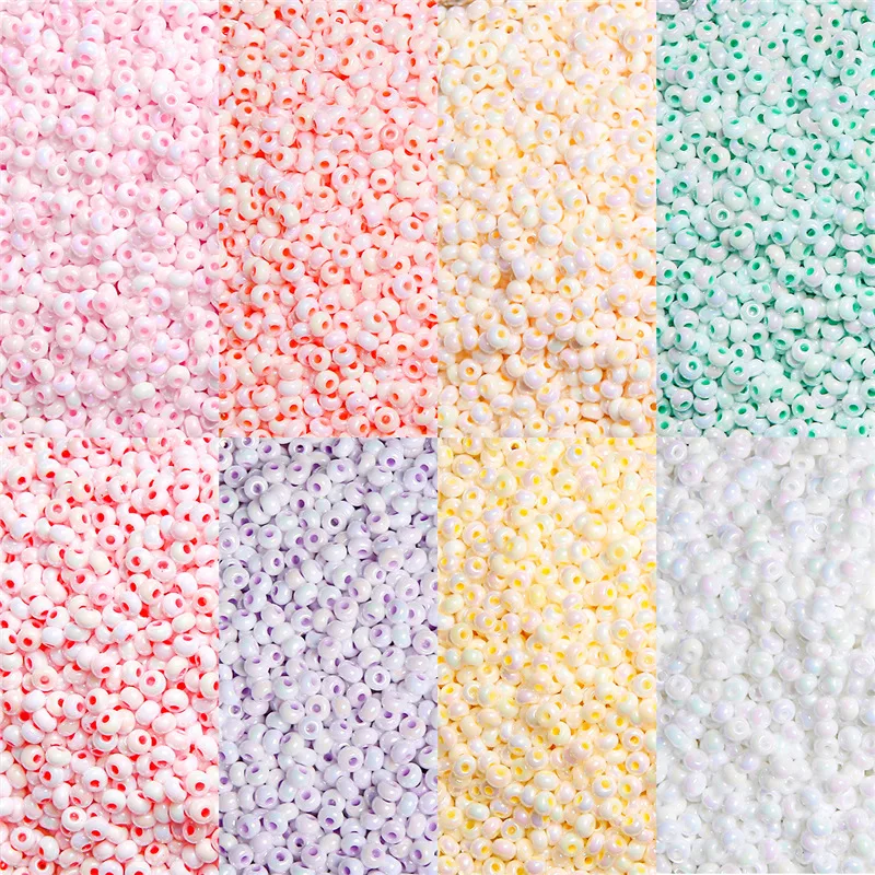 330 шт./лот 3 мм кремовые однотонные бусины из чешского семени внутри 8/0 круглые