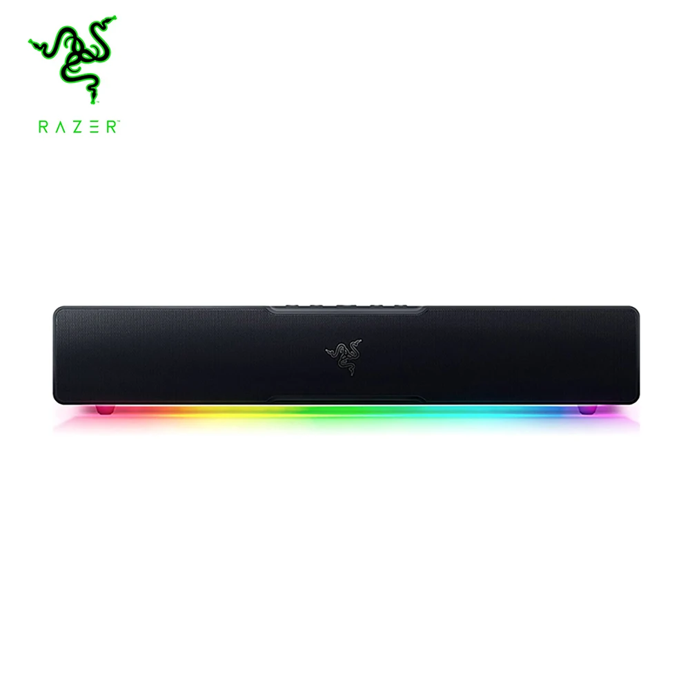 Razer Leviathan V2 X Gaming Soundbar Chroma RGB USB Type C Power and Audio Delivery Bluetooth 5.0 Non-Slip Rubber Base