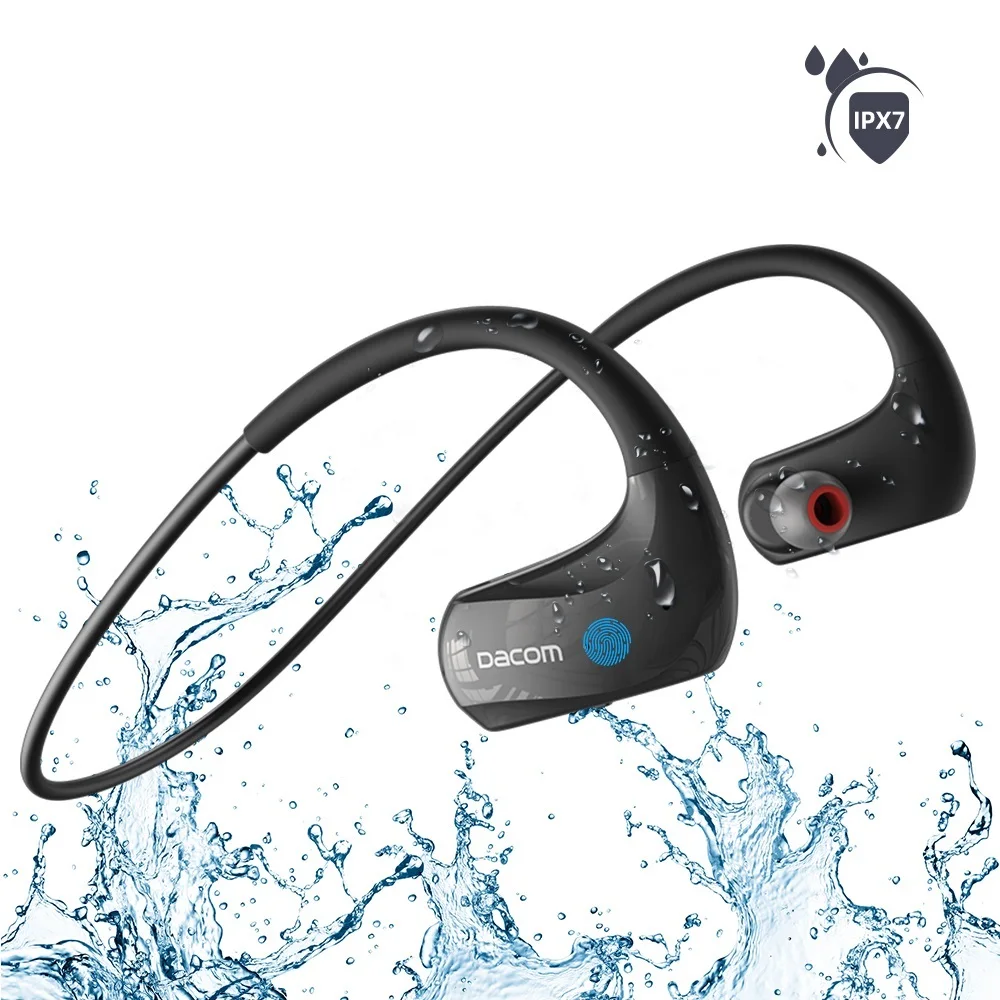 

Bluetooth-наушники DACOM G93, IPX7, с микрофоном