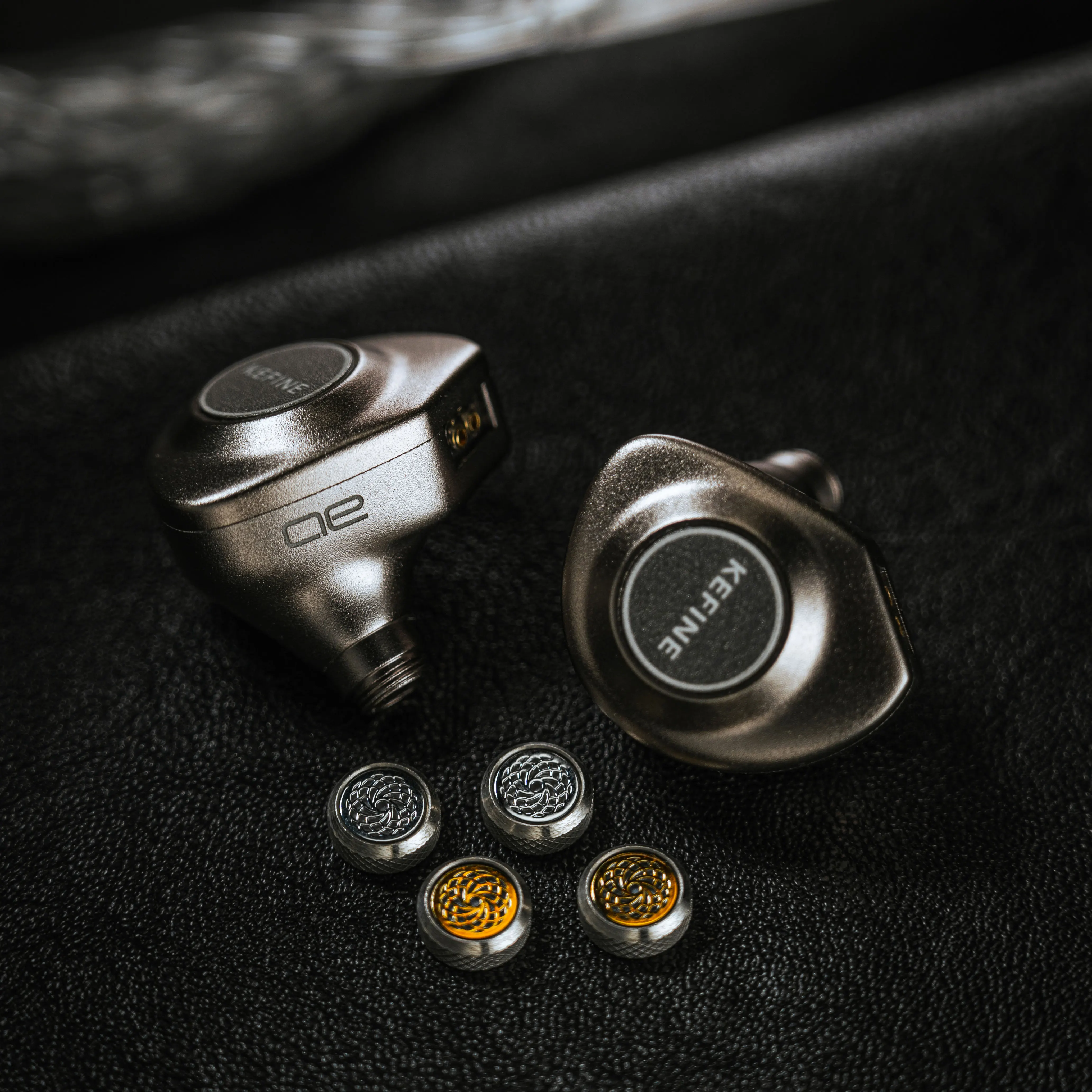 Фото ANGELEARS X Kefine IEMS Delci AE 10 мм DLC + PU Динамический драйвер с диафрагмой IEMs Hi-Fi I N-образные наушники с двумя стилями настройки №2