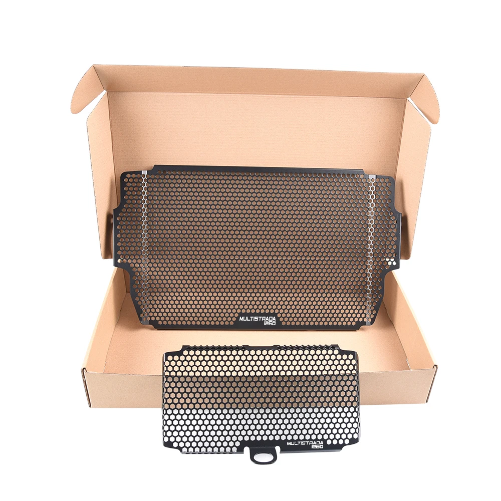 

Motorcycle Radiator Grille Guard Oil Cooler Protector Cover For Ducati Multistrada 1200 1200S 1200 S D air 2015 2016 2017 Parts