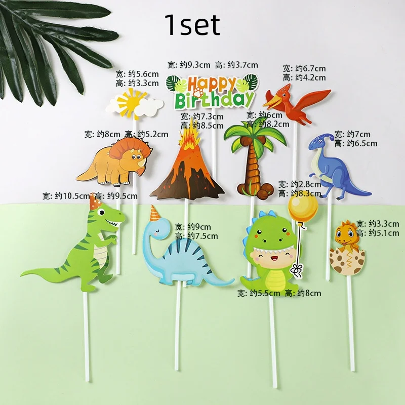 

Топперы для торта Jeyomerry с динозаврами