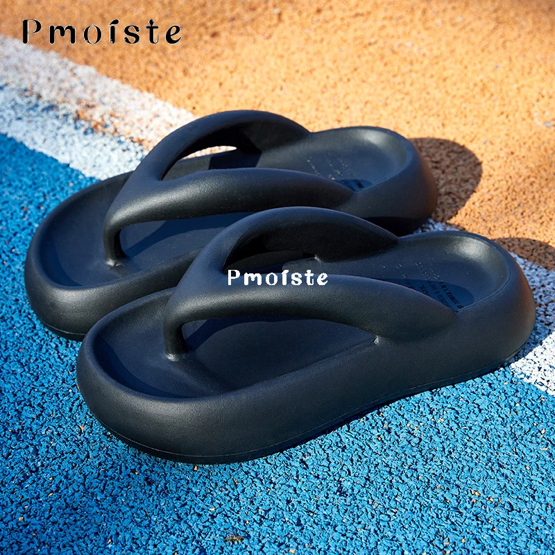 Women's Summer Flip-flops Platform Soft Shoes for Women Comfortable Cloud Slippers Outdoor Fashion Slides Bathroom Non-slip