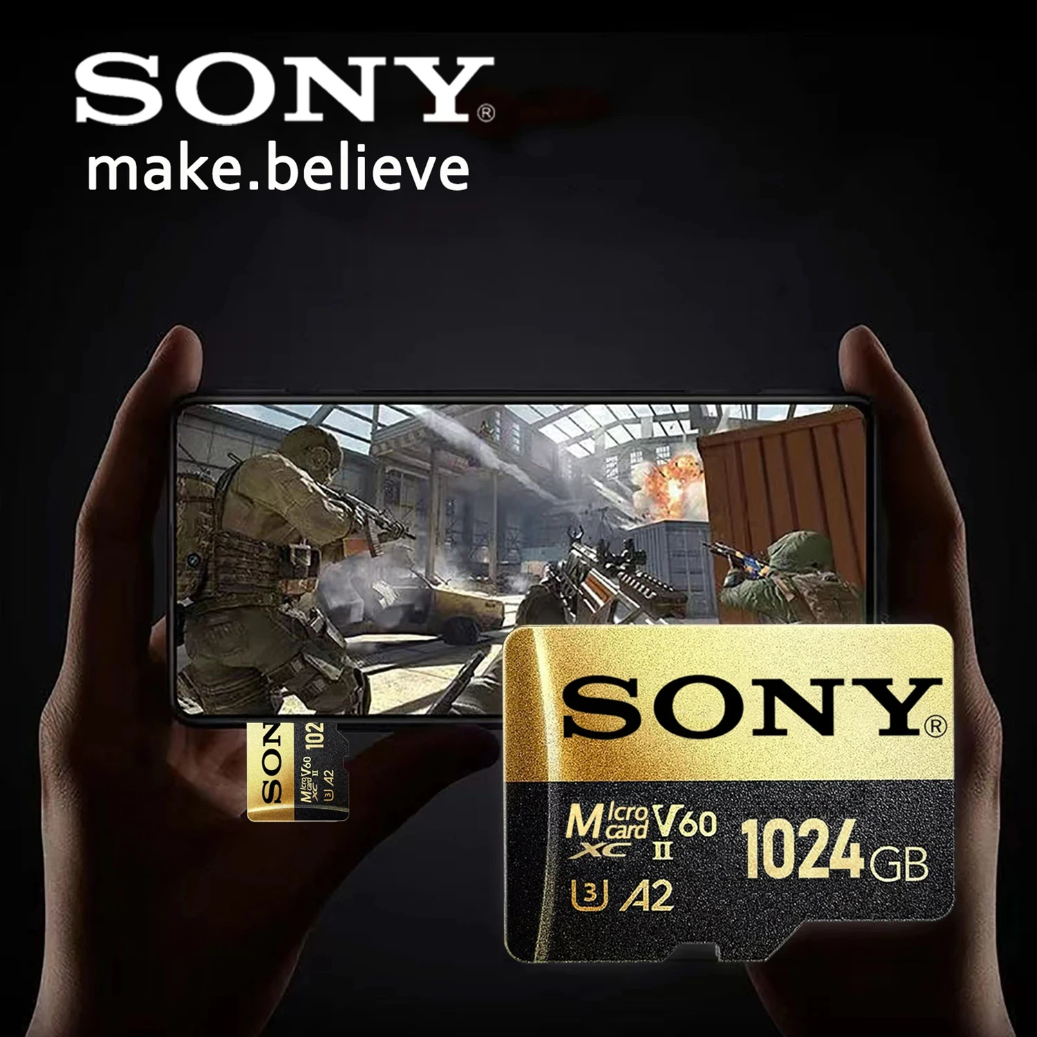 Карта памяти SONY Micro SD 1 ТБ 128 ГБ 256 высокоскоростная карта Cartao De Memoria TF C10 для XiaoMi Sandisk