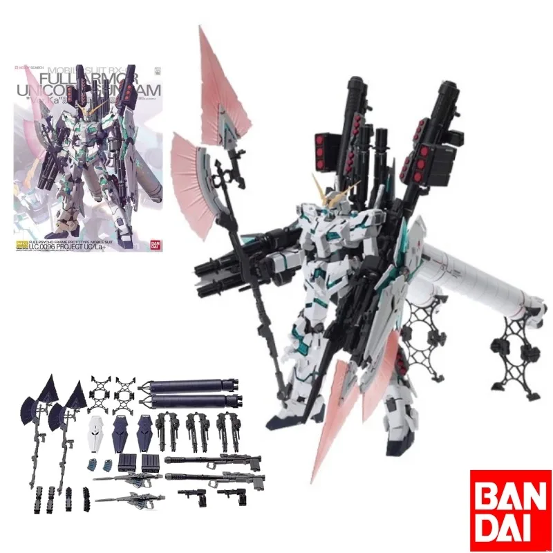 

Bandai Original MG 1/100 Full Armor Unicorn Gundam KA Anime Action Figure Assembly Model Toys Model Ornaments Gifts For Children