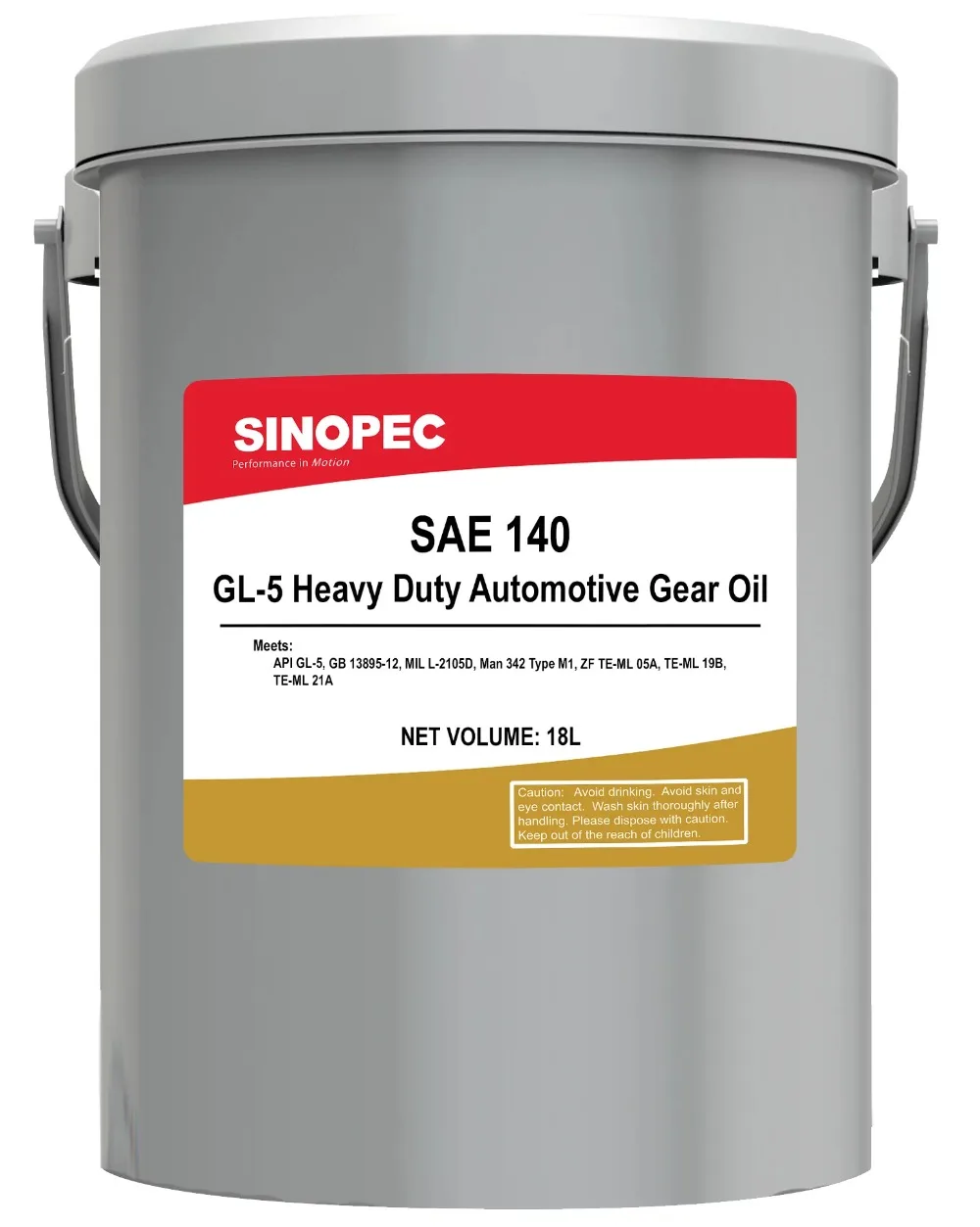 

GL-5 SAE 140 Heavy Duty Automotive Gear Oil - 5 Gallon Pail (18L - 4.75 GAL)