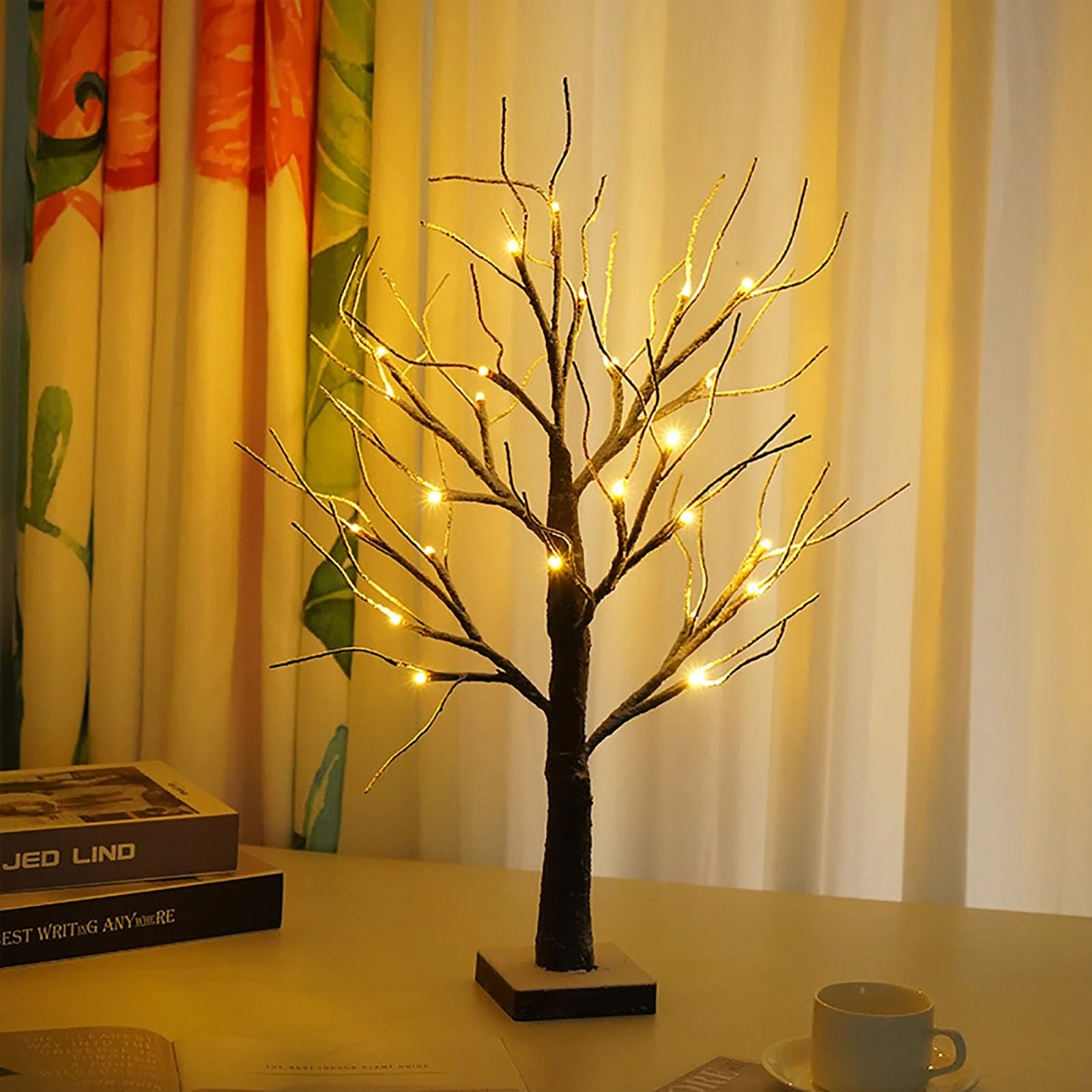 

LED Birch Tree Light Creative Christmas Fairy Tree Night Light for Home Holiday Table Bedroom Decorations Supplies