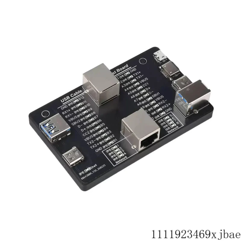 Тестер USB-кабелей, многофункциональный портативный быстрый детектор для тестирования целостности USB 3.03.13.2 Type-C с батареей CR2032 (art.: 3920da423ab98) - 3920da423ab98