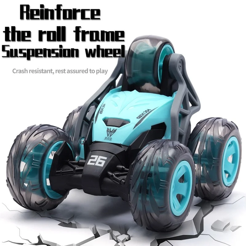Five-wheel Stunt Rolling Remote Control Car 2.4G Four-wheel Drive Rampage Climbing Toy Car Children's Remote Control Toys