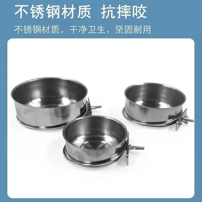 Кормушка для домашних животных из нержавеющей стали противогриль кормление воды