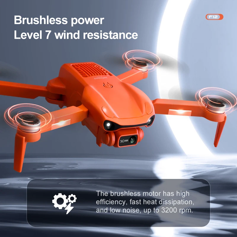 F12 GPS Drone VR 6K Professional Aerial Photography Brushless RC Helicopter Follow Me Folding Quadcopter With Camera Free Return images - 6