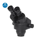 Бинокулярный микроскоп с непрерывным увеличением, 7X-45X, стерео микроскоп, головка + окуляр WF10X20 мм для ремонта часов и дронов