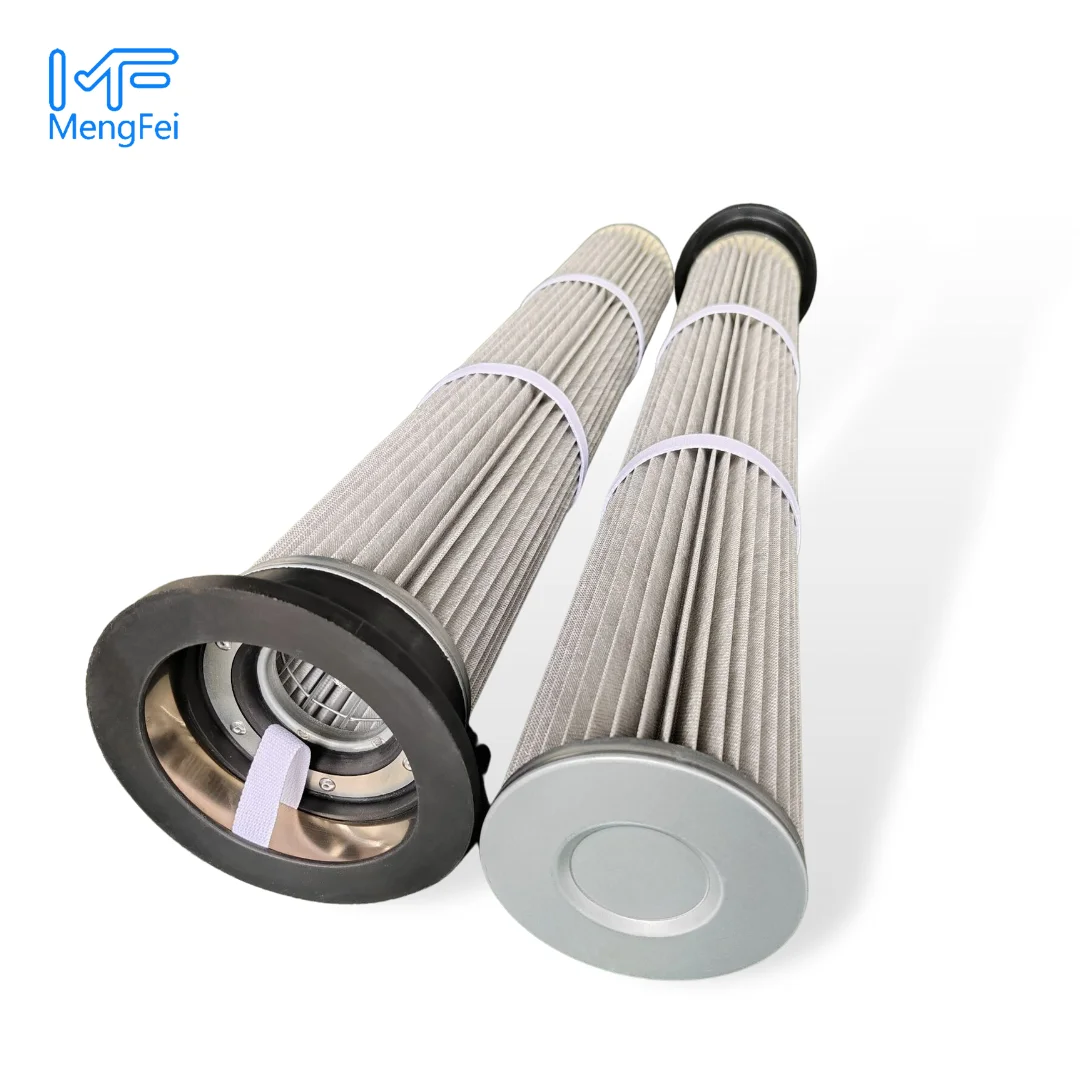 Фото XINGZIMED Mfiltration Промышленный плиссированный спанбонд, полиэстер, алюминиевый антистатический пылевой фильтр, картридж №5