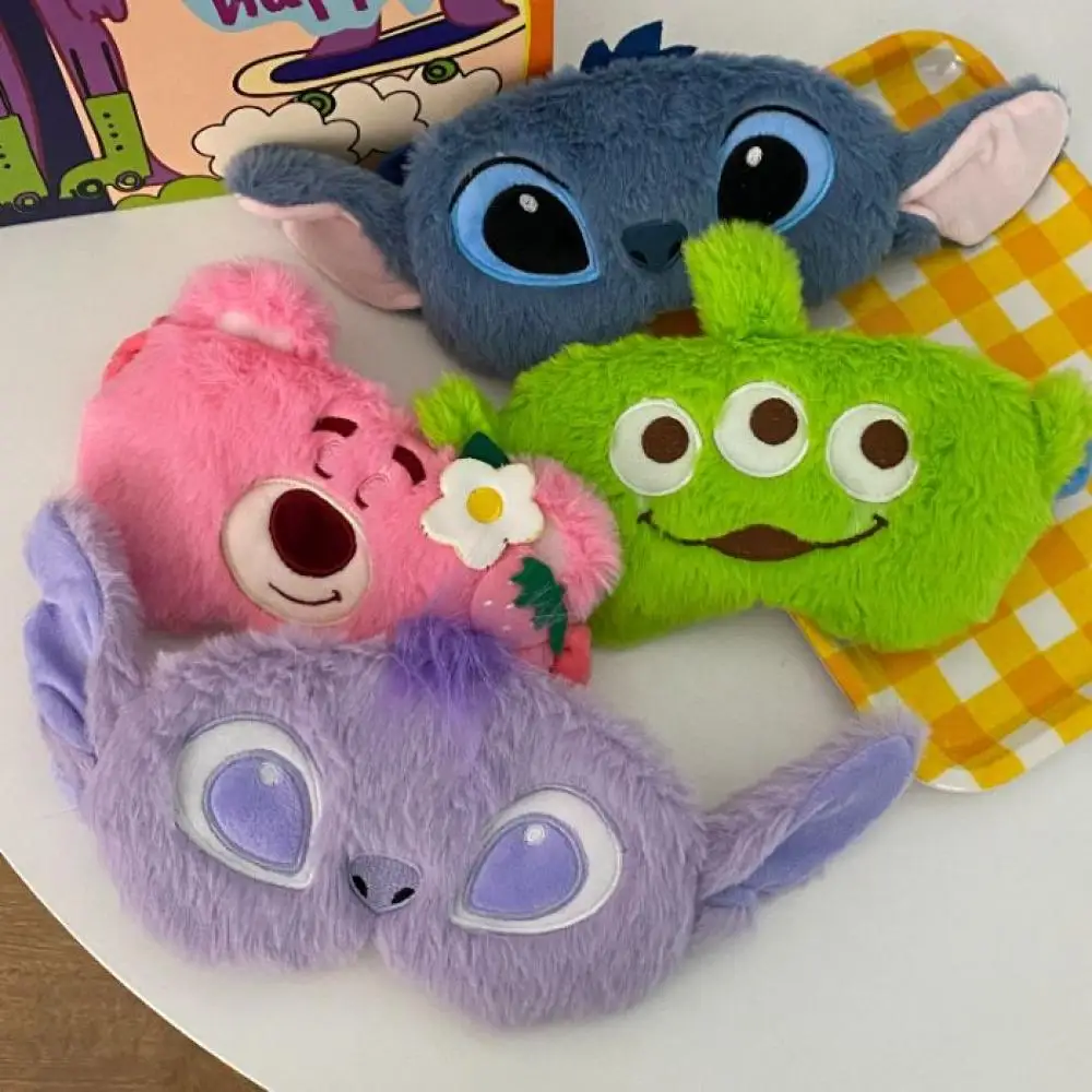 

Girl Heart Color Bubble Cute Cartoon Eye Mask Lovers Autumn and Winter Plush Office Sleep To Help Sleep Nap Shade