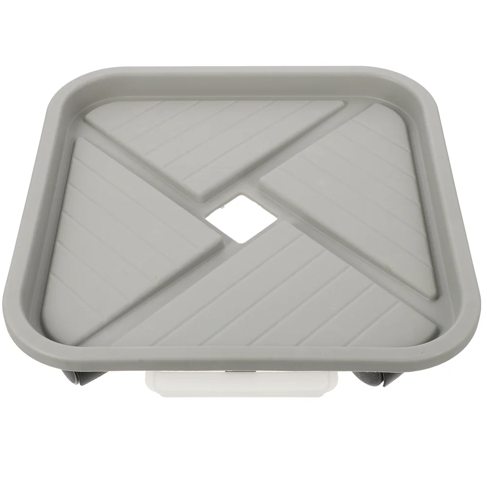 Мобильный цветочный горшок поднос для воды подставка растений колеса держатели