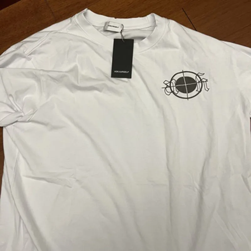 

Askyurself Short Sleeve Scope Printing Men Women 1:1 High Quality Oversized ASKYURSELF T Shirt Tops