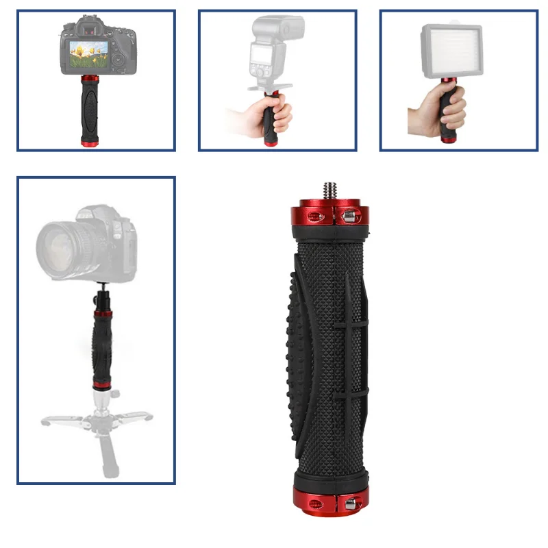 

Handheld Camera Stabilizer Handle For Canon Nikon Sony Minolta Pentax DSLR Mobile Phone Speedlight Microphone DV Recorderss