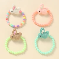 cute rabbits beaded pearls unicorn butterfly animals girls children bracelet bangles sets for christmas birthday bff gifts