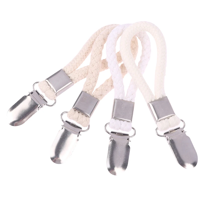 

Bathroom Towel Clip Woven Cotton Loop Towel Clip Metal Clip Multipurpose Hanger For Home Bathroom Accessories Organizer
