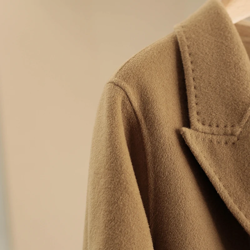 Высококачественный [Ароматерапия] 00 Шерстяной повседневный свободный