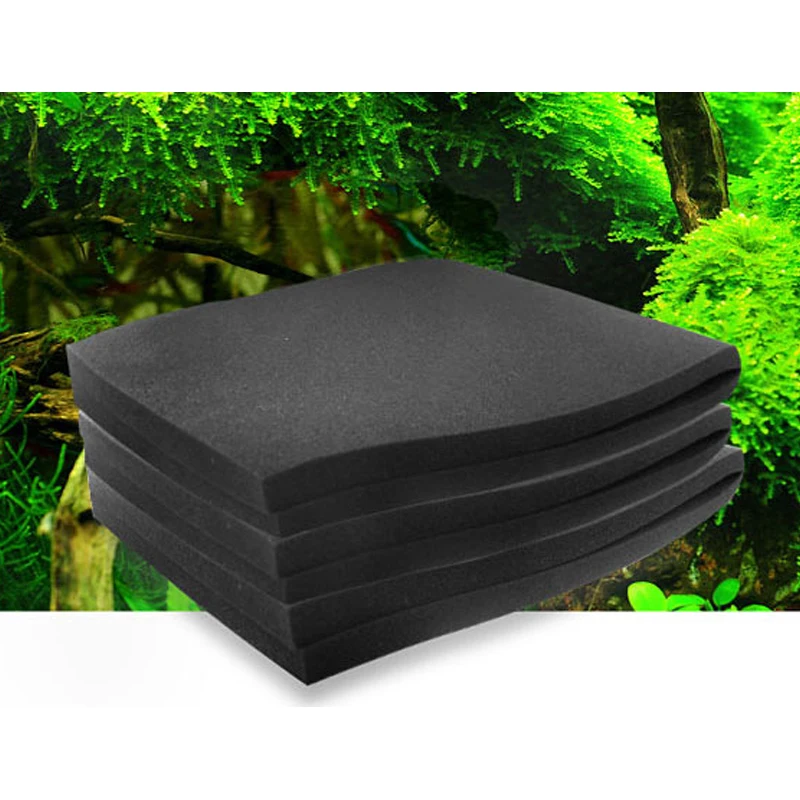 Белый аквариум биохимический хлопковый ультра-толстый фильтр коврик средняя