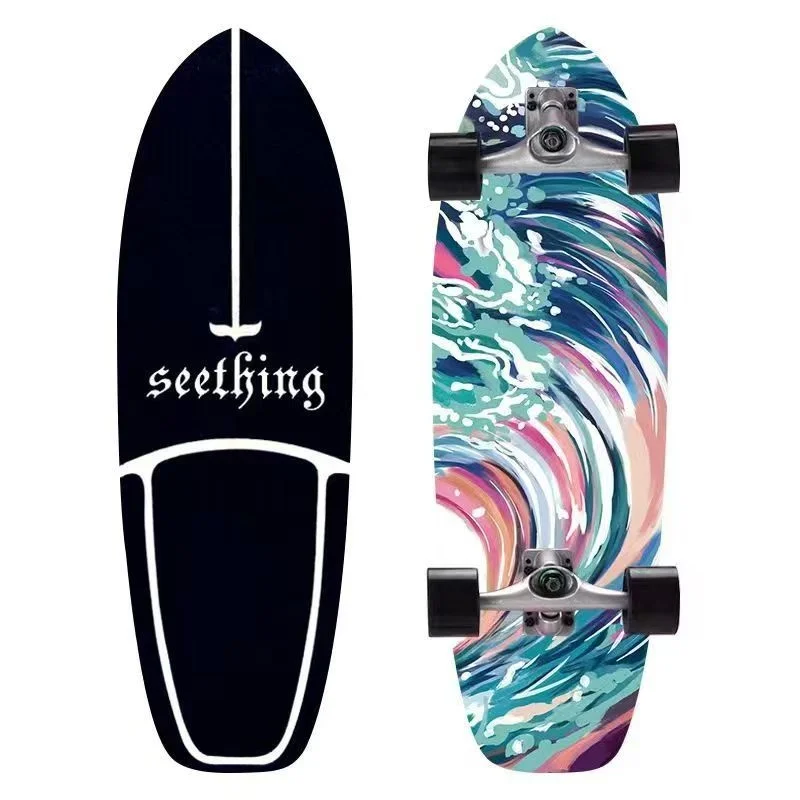 Профессиональный скейтбординг 32-дюймовый длинный палуб кленовый плоский