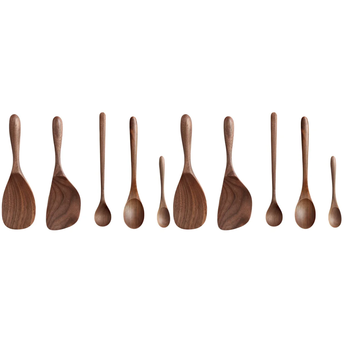 

Wooden Set Kitchen Spoon Utensils Utensil Wood Cooking Spoons Cookware Serving Rice Dinnerware Tableware Bamboo Reusable Ladle