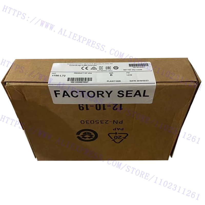

Original NEW Plc Controller 1756-L72 Immediate Delivery