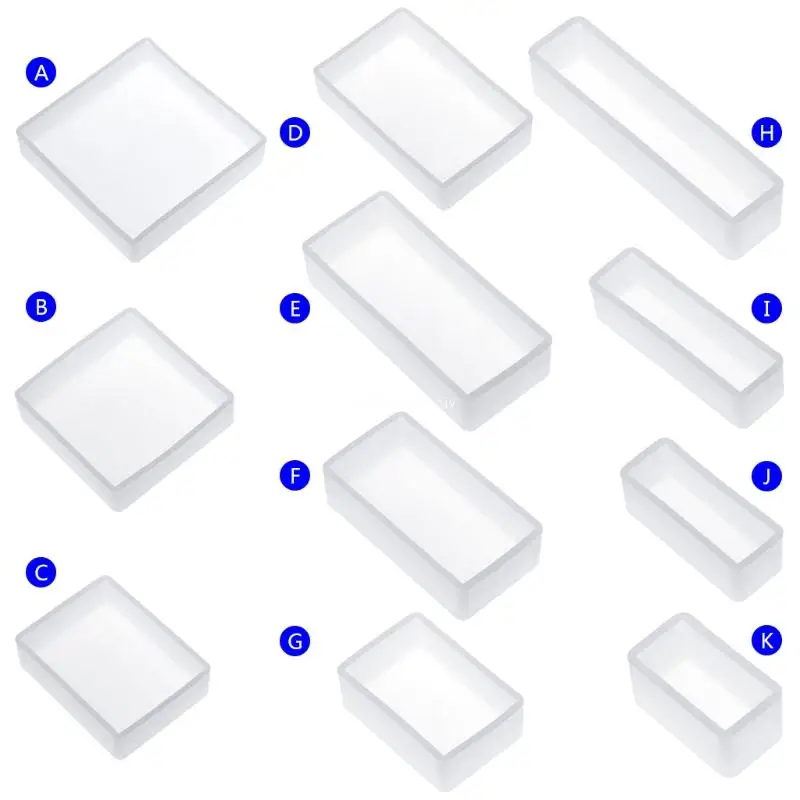 

Square Rectangle Silicone Mold Exopy Resin DIY Crafts Decoration for Handmade Jewelry Dried Flower Ornament Dropship
