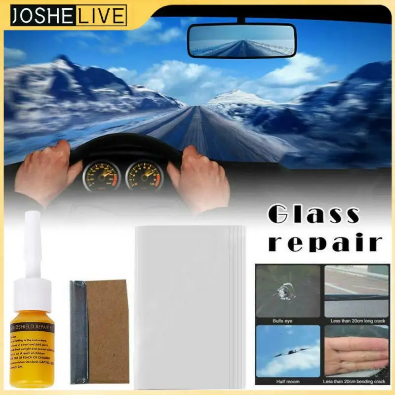 

No Trace Cracked Glass Repair Kit Windshield Nano Repair Liquid DIY Car Window Phone Screen Repair Utensil Scratch Crack Restore