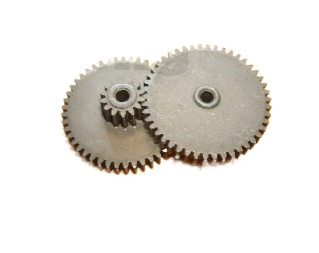 

5 шт. 0,6 die/0,6 Die двойная шестерня/металлическая Шестерня/внутреннее отверстие 3 мм/14 зубьев-46 зубьев