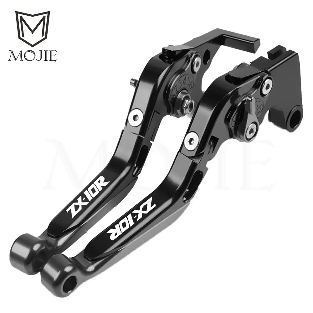 

Motorcycle Accessories For Kawasaki ZX10R ZX 10R ZX-10R Ninja 2004-2005 Adjustable Brake Clutch Levers Handlebar Handle lever