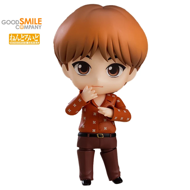 

Оригинальный оригинальный NENDOROID shear 1802 TinyTAN Jin ПВХ экшн-Аниме фотодисплей коллекция милый косплей