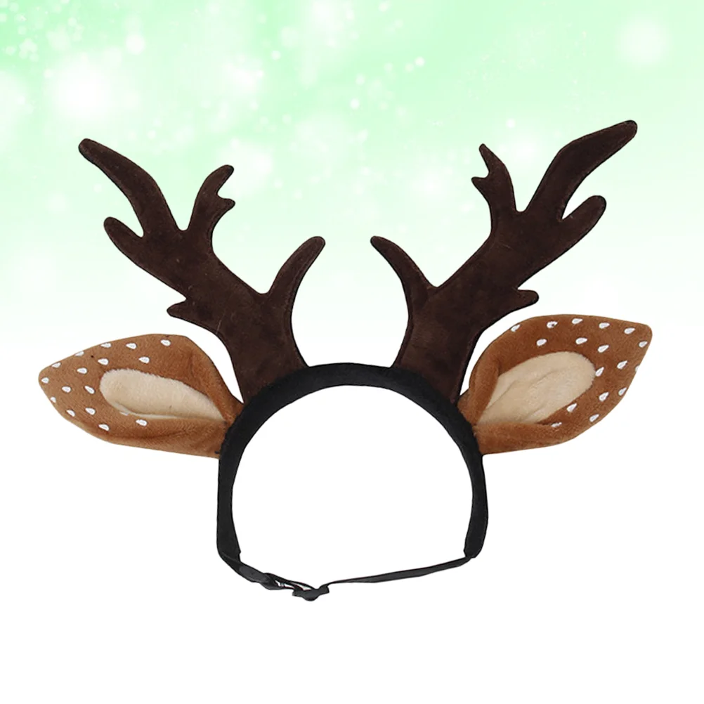 

Christmas Headband Cat Pet Antlers Dog Costume Reindeer Deer Head Hair Hat Dogs Elk Outfit Antler Small Ears Headbands Hoop