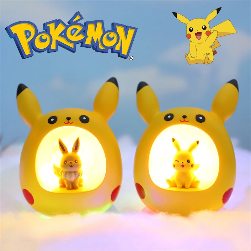 

Карманный Монстр Пикассо, мультфильм, ночник, милая Аниме Кукла, Детская Ночь, модель, полимерные украшения, настольное украшение, подарок